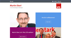 Desktop Screenshot of martin-eberl.info