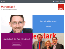 Tablet Screenshot of martin-eberl.info